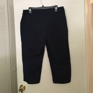 Croft & Barrow Capris Navy Blue Size 16